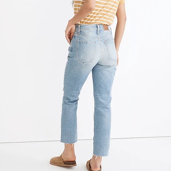 Madewell Denim Wash The Curvy Perfect Destroyed Vintage Women's Jeans | Size 27 - Picture 2 of 11